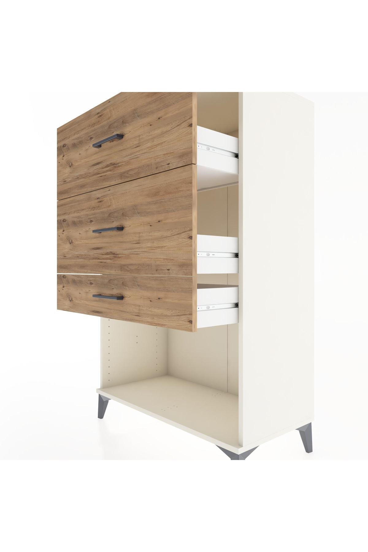 Hyperion Dolap 3 Çekmeceli 88x44x134 Aytaşı-Çam