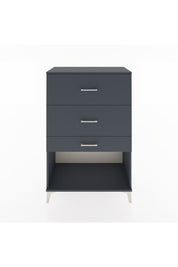 Hyperion Dolap 3 Çekmeceli 88x44x134 Antrasit-Antrasit