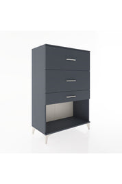 Hyperion Dolap 3 Çekmeceli 88x44x134 Antrasit-Antrasit