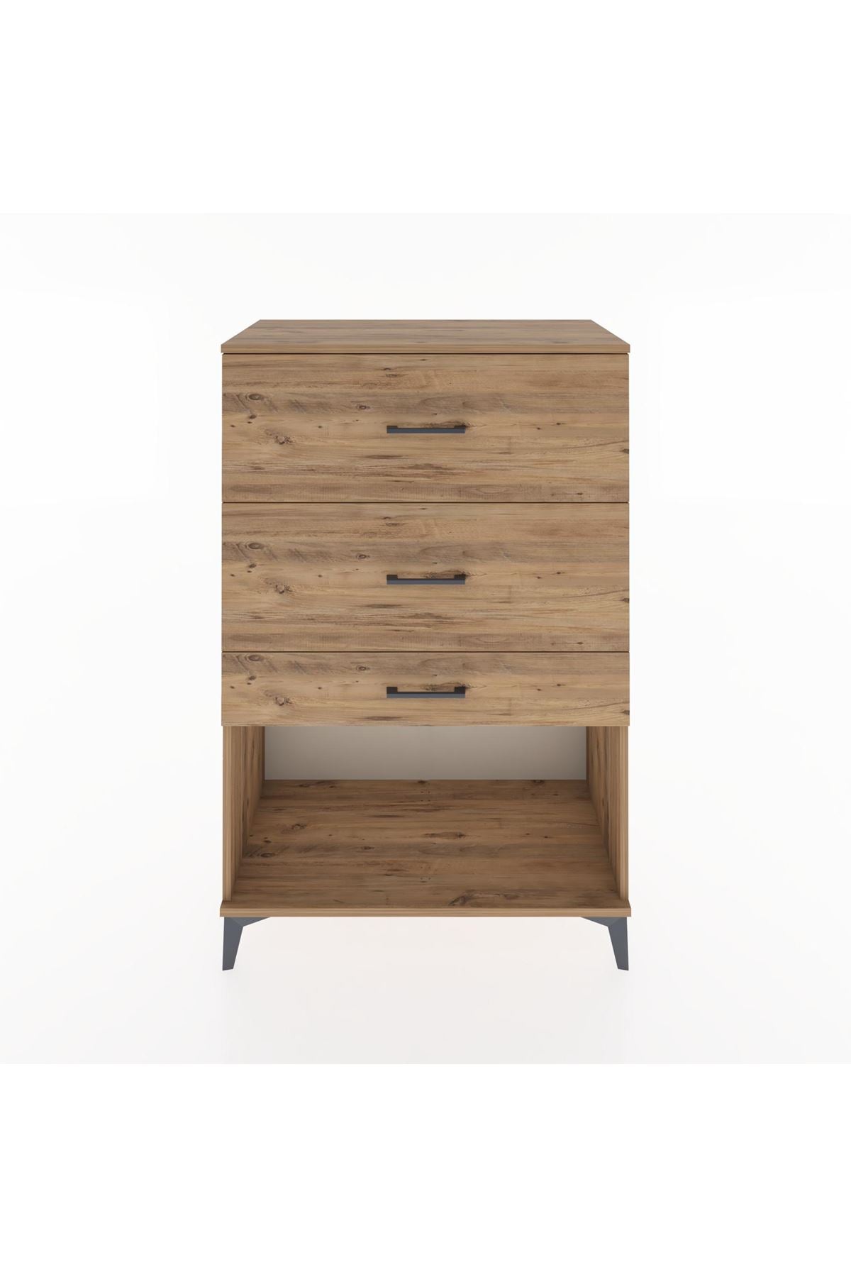 Hyperion Dolap 3 Çekmeceli 88x44x134 Çam-Çam