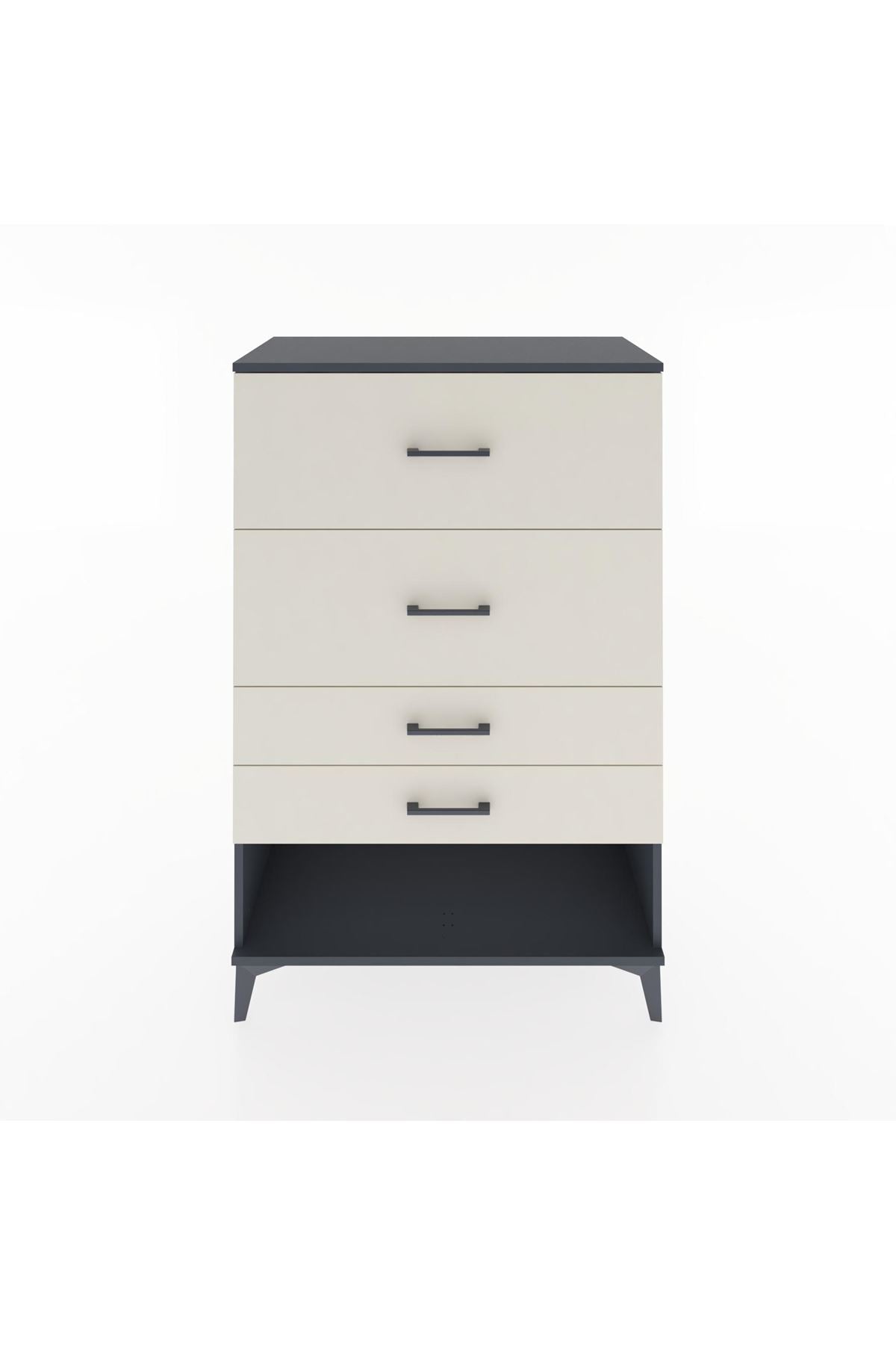 Hyperion Dolap 4 Çekmeceli 88x44x134 Antrasit-Aytaşı