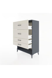 Hyperion Dolap 4 Çekmeceli 88x44x134 Antrasit-Aytaşı