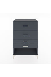 Hyperion Dolap 4 Çekmeceli 88x44x134 Antrasit-Antrasit