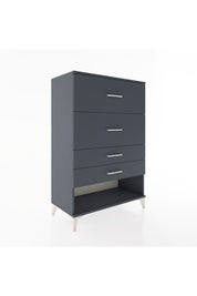 Hyperion Dolap 4 Çekmeceli 88x44x134 Antrasit-Antrasit