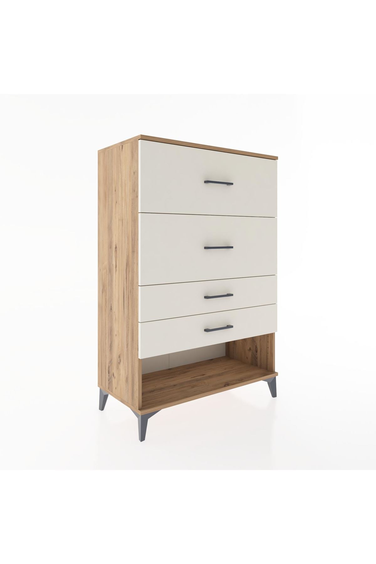 Hyperion Dolap 4 Çekmeceli 88x44x134 Çam-Aytaşı