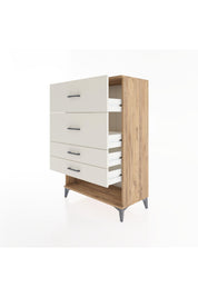 Hyperion Dolap 4 Çekmeceli 88x44x134 Çam-Aytaşı
