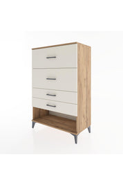 Hyperion Dolap 4 Çekmeceli 88x44x134 Çam-Aytaşı