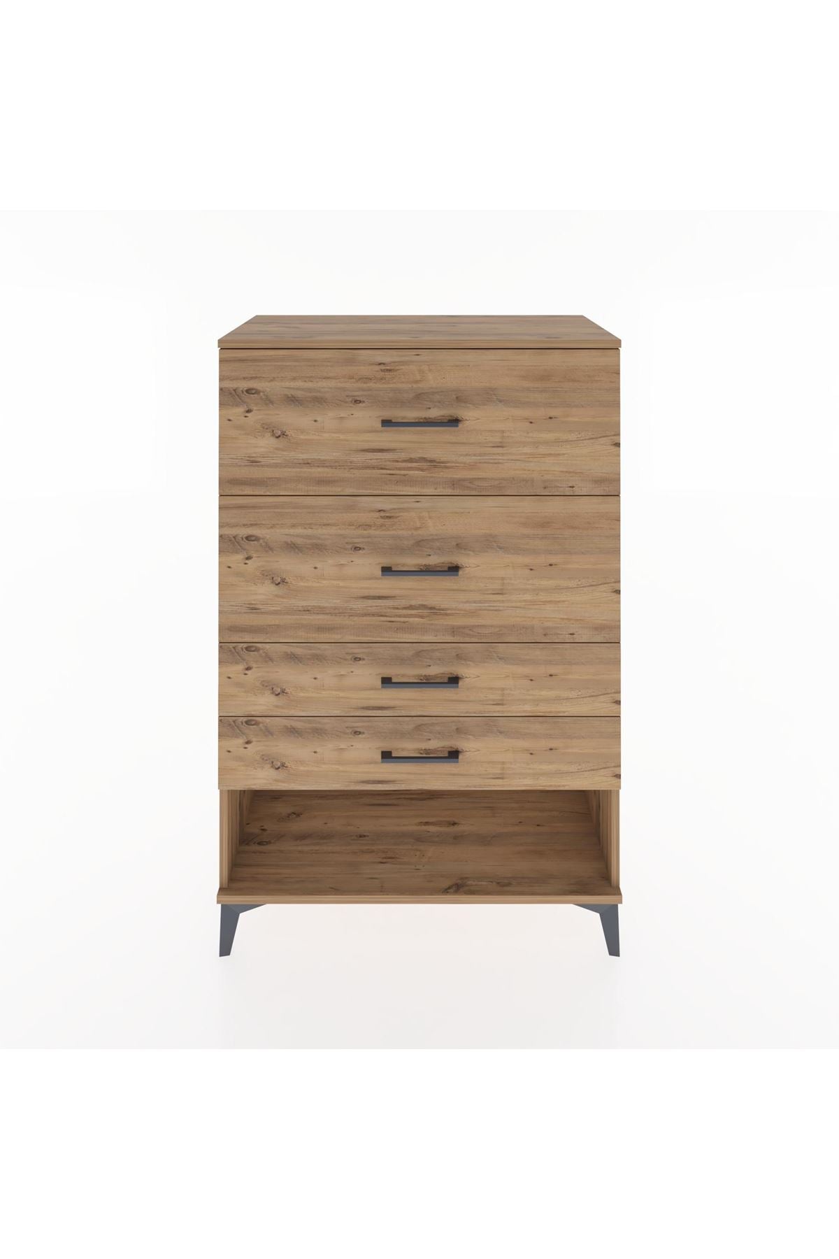 Hyperion Dolap 4 Çekmeceli 88x44x134 Çam-Çam