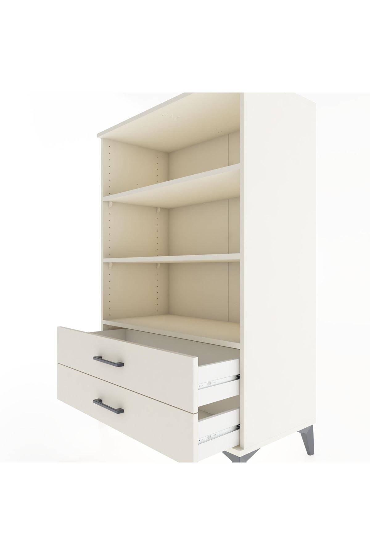 Hyperion Dolap 3 Raflı 2 Çekmeceli 88x44x134 Aytaşı-Aytaşı