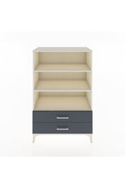 Hyperion Dolap 3 Raflı 2 Çekmeceli 88x44x134 Aytaşı-Antrasit