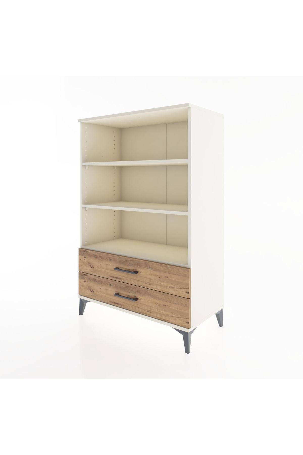 Hyperion Dolap 3 Raflı 2 Çekmeceli 88x44x134 Aytaşı-Çam