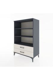 Hyperion Dolap 3 Raflı 2 Çekmeceli 88x44x134 Antrasit-Aytaşı
