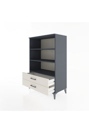 Hyperion Dolap 3 Raflı 2 Çekmeceli 88x44x134 Antrasit-Aytaşı