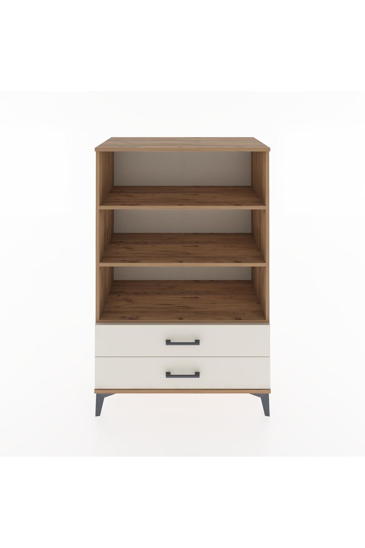 Hyperion Dolap 3 Raflı 2 Çekmeceli 88x44x134 Çam-Aytaşı