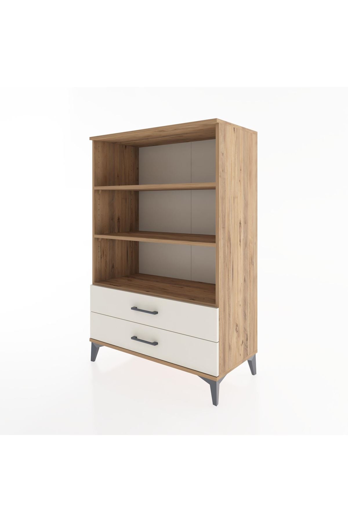 Hyperion Dolap 3 Raflı 2 Çekmeceli 88x44x134 Çam-Aytaşı