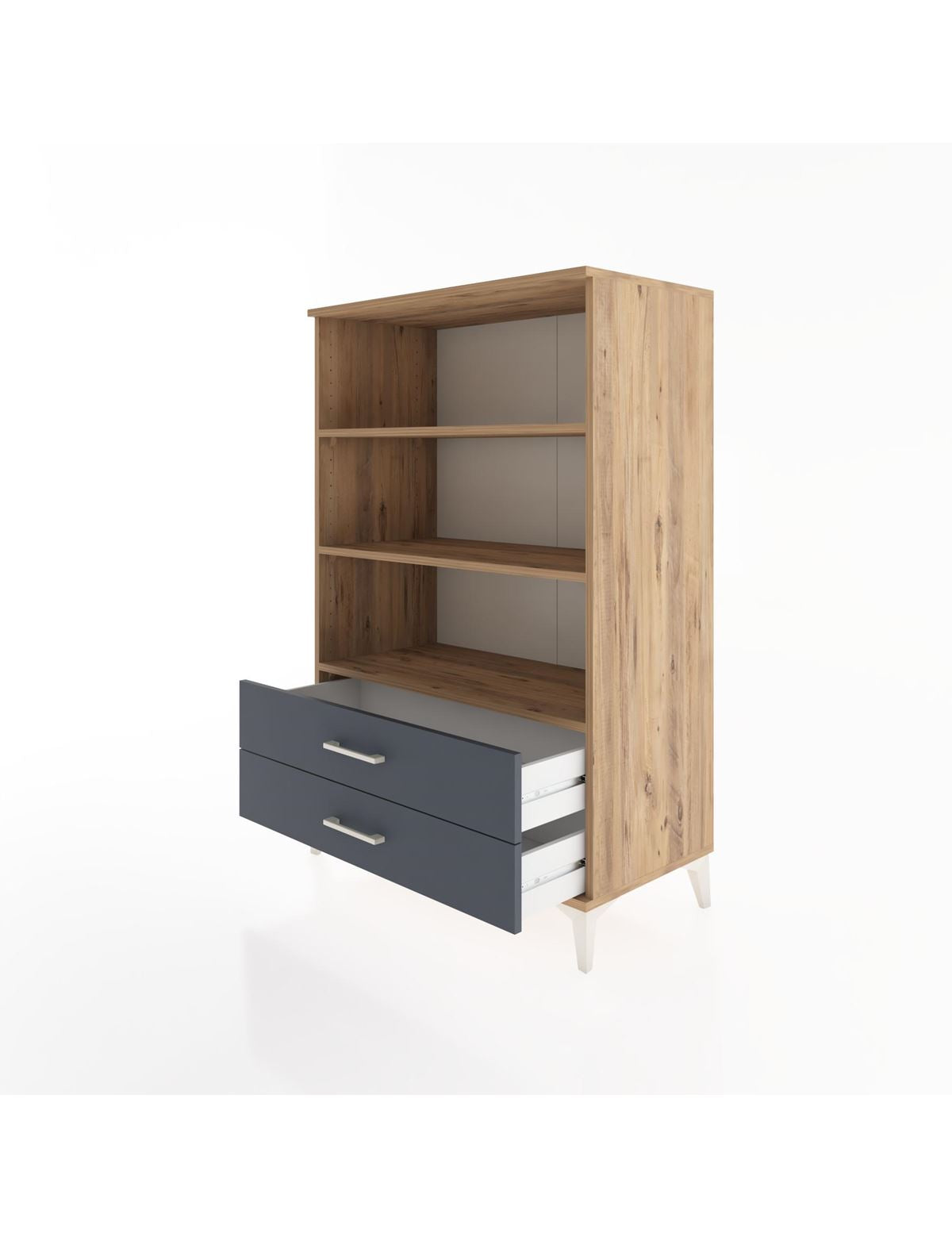 Hyperion Dolap 3 Raflı 2 Çekmeceli 88x44x134 - S51M067V8B