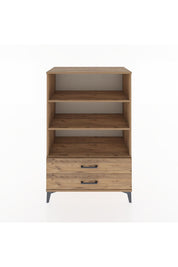Hyperion Dolap 3 Raflı 2 Çekmeceli 88x44x134 Çam-Çam