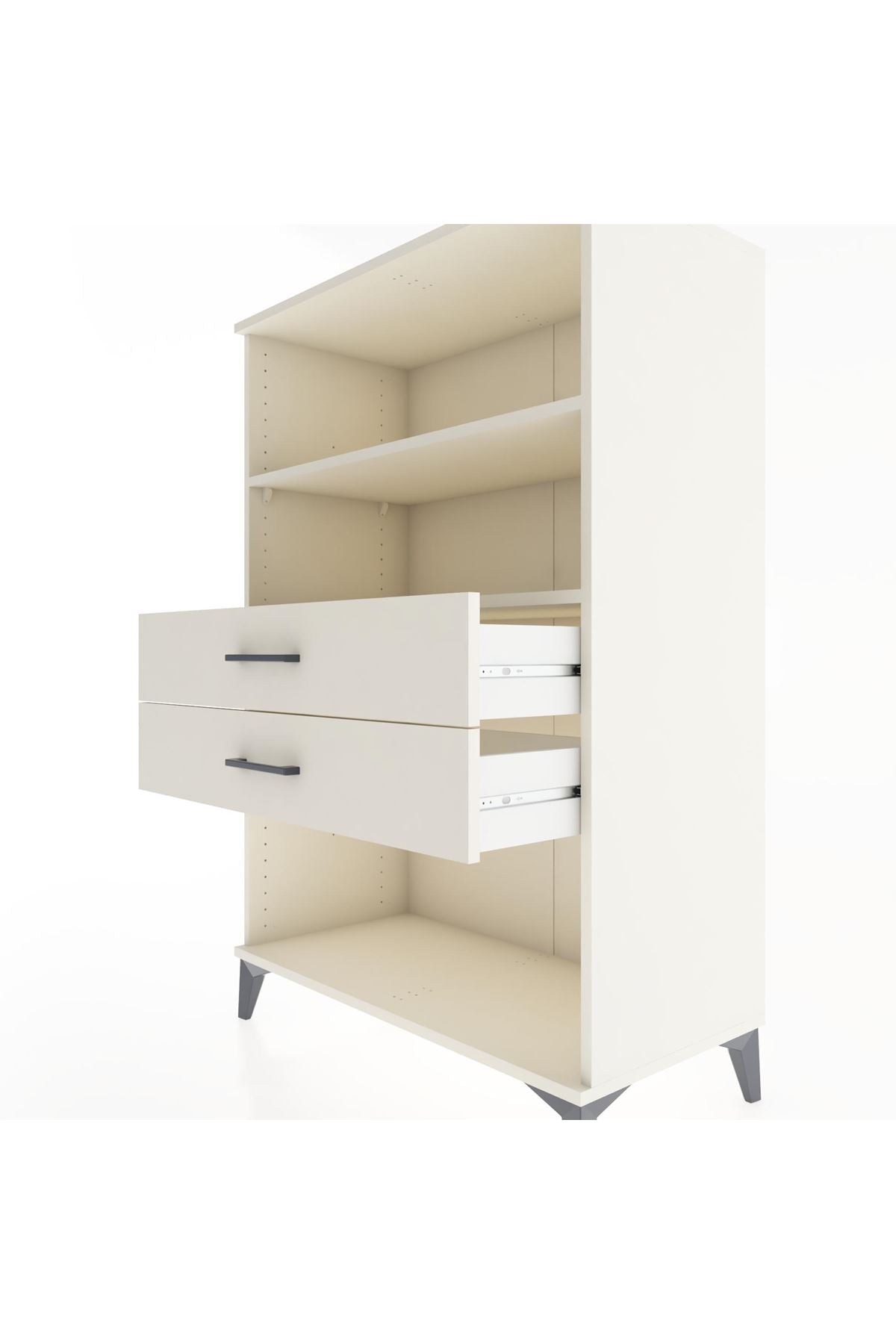 Hyperion Dolap 2 Raflı 2 Çekmeceli 88x44x134 Aytaşı-Aytaşı