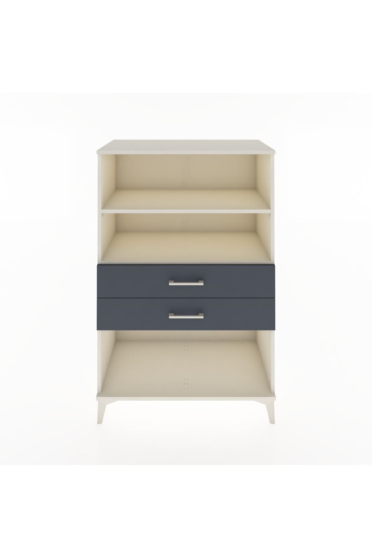 Hyperion Dolap 2 Raflı 2 Çekmeceli 88x44x134 Aytaşı-Antrasit