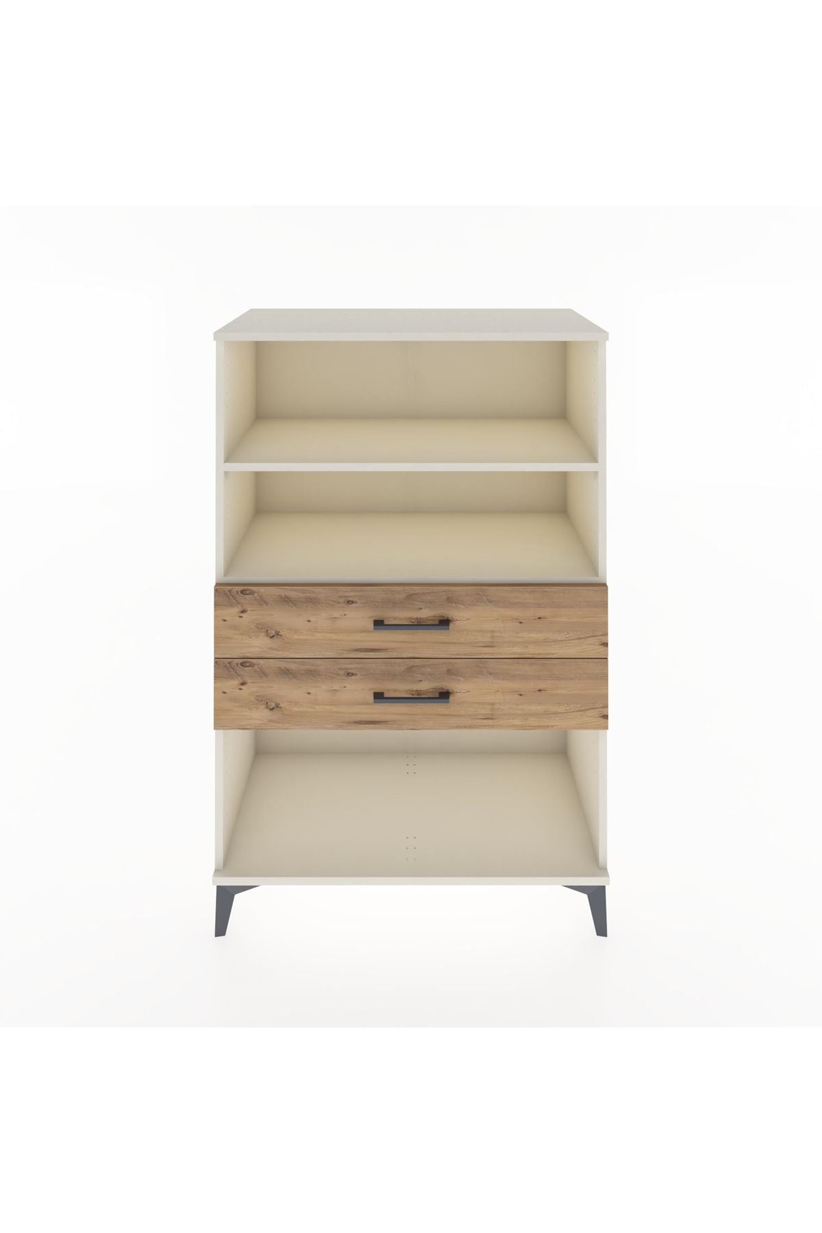 Hyperion Dolap 2 Raflı 2 Çekmeceli 88x44x134 Aytaşı-Çam