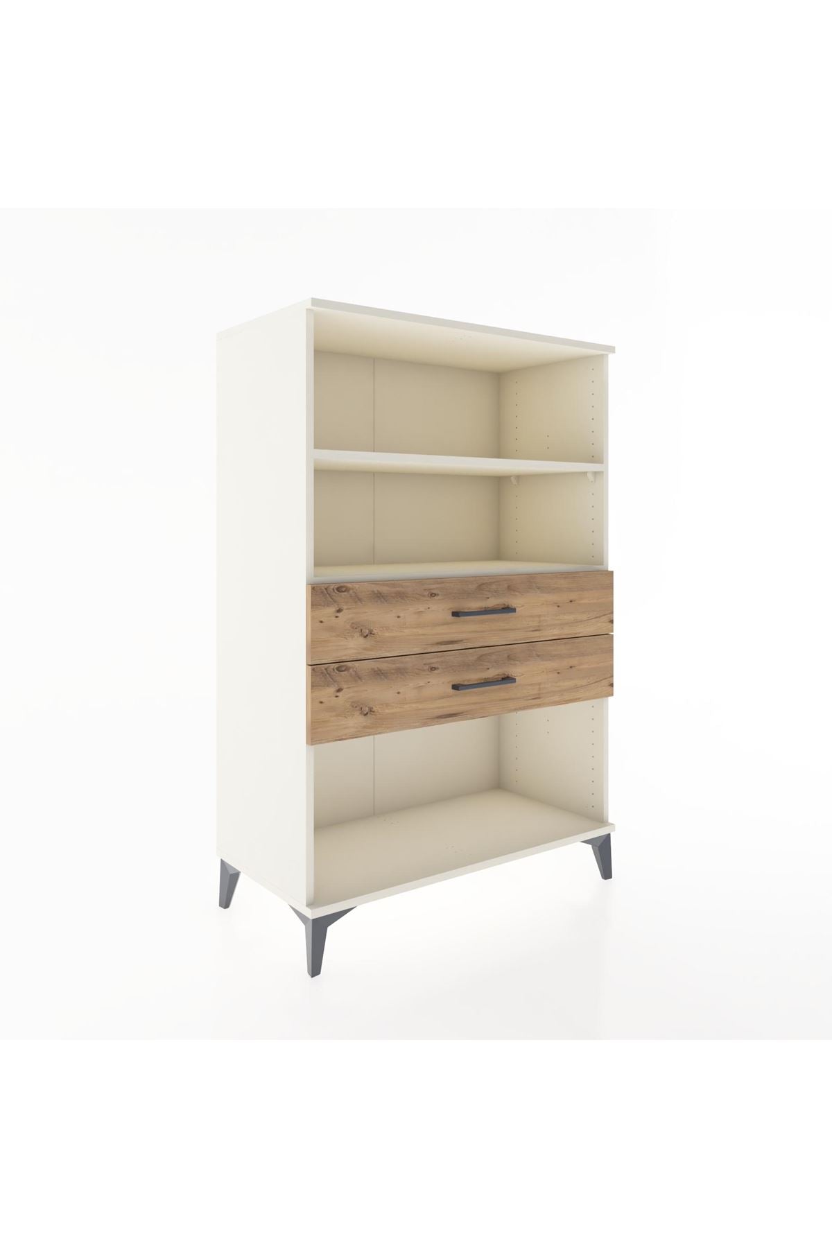 Hyperion Dolap 2 Raflı 2 Çekmeceli 88x44x134 Aytaşı-Çam