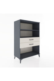Hyperion Dolap 2 Raflı 2 Çekmeceli 88x44x134 Antrasit-Aytaşı
