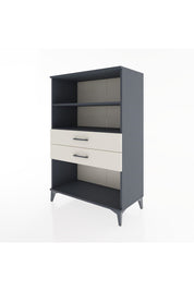 Hyperion Dolap 2 Raflı 2 Çekmeceli 88x44x134 Antrasit-Aytaşı