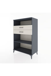 Hyperion Dolap 2 Raflı 2 Çekmeceli 88x44x134 Antrasit-Aytaşı
