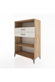 Hyperion Dolap 2 Raflı 2 Çekmeceli 88x44x134 Çam-Aytaşı