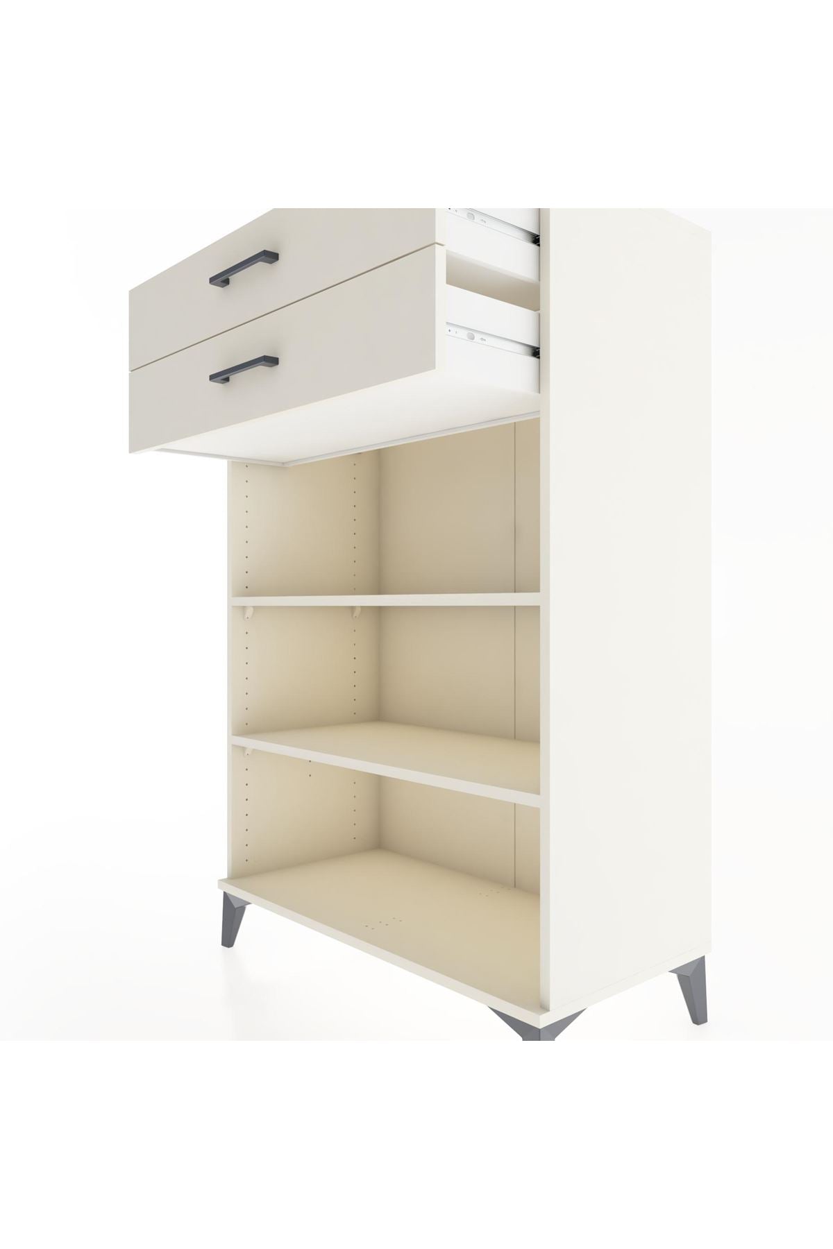 Hyperion Dolap 2 Raflı 2 Çekmeceli 88x44x134 Aytaşı-Aytaşı