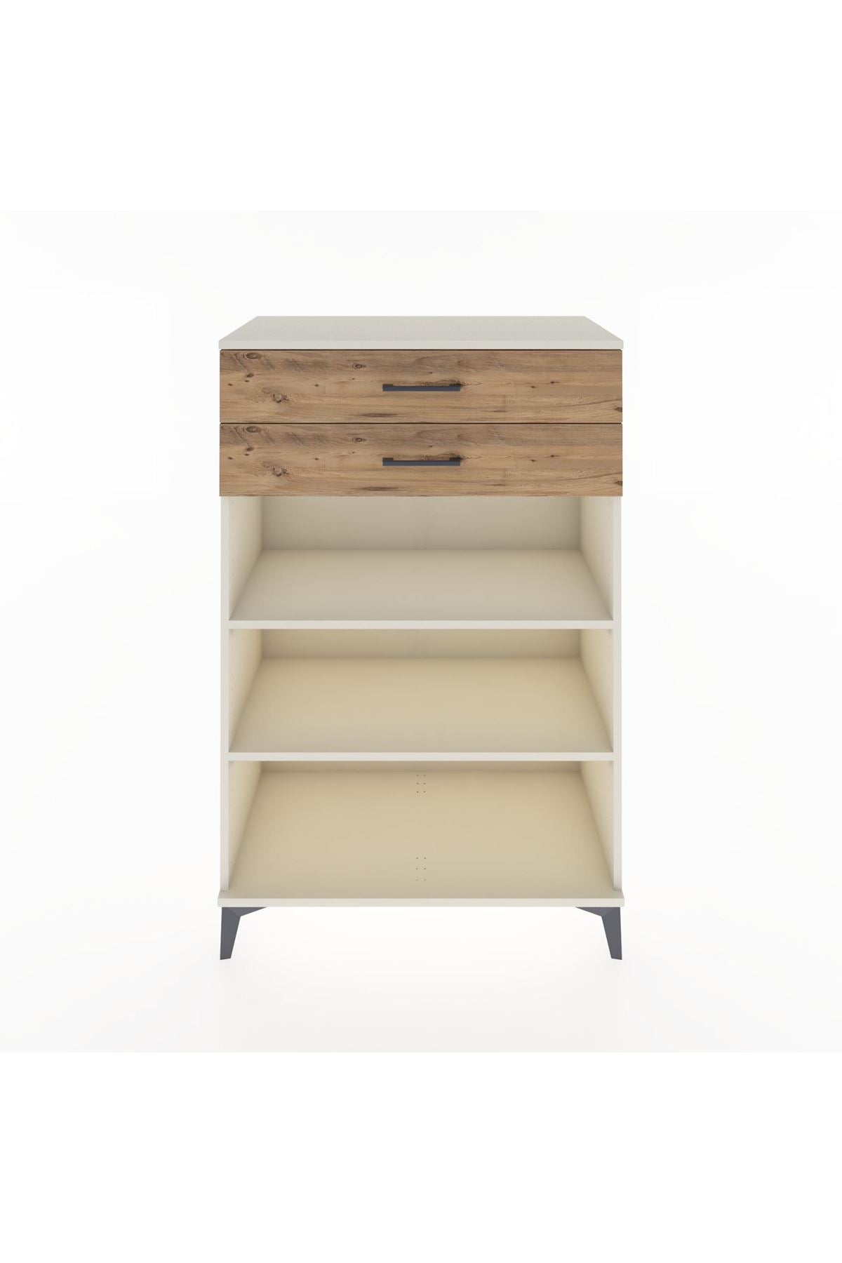 Hyperion Dolap 2 Raflı 2 Çekmeceli 88x44x134 Aytaşı-Çam