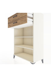 Hyperion Dolap 2 Raflı 2 Çekmeceli 88x44x134 Aytaşı-Çam