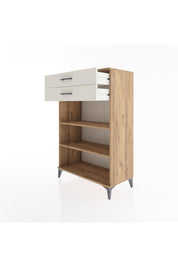 Hyperion Dolap 2 Raflı 2 Çekmeceli 88x44x134 Çam-Aytaşı