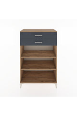 Hyperion Dolap 2 Raflı 2 Çekmeceli 88x44x134