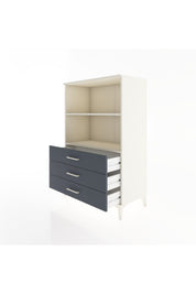 Hyperion Dolap 2 Raflı 3 Çekmeceli 88x44x134 Aytaşı-Antrasit