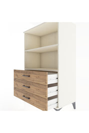 Hyperion Dolap 2 Raflı 3 Çekmeceli 88x44x134 Aytaşı-Çam