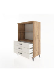 Hyperion Dolap 2 Raflı 3 Çekmeceli 88x44x134 Çam-Aytaşı