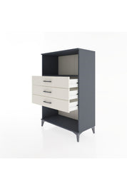 Hyperion Dolap Tek Raflı 3 Çekmeceli 88x44x134 - S51M072V4B