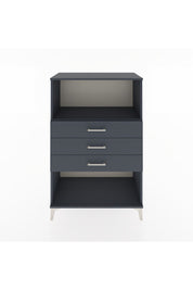 Hyperion Dolap Tek Raflı 3 Çekmeceli 88x44x134 - S51M072V5B