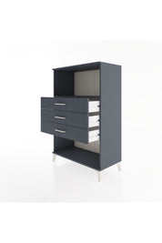 Hyperion Dolap Tek Raflı 3 Çekmeceli 88x44x134 - S51M072V5B