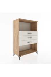 Hyperion Dolap Tek Raflı 3 Çekmeceli 88x44x134 Çam-Aytaşı
