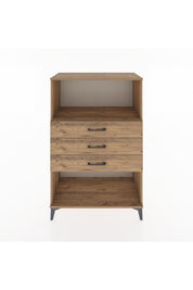 Hyperion Dolap Tek Raflı 3 Çekmeceli 88x44x134 - S51M072V9B