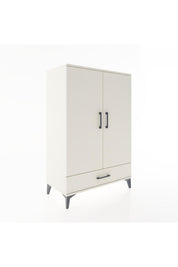 Hyperion Dolap 3 Raflı Tek Çekmeceli 2 Kapaklı 88x44x134 Aytaşı-Aytaşı