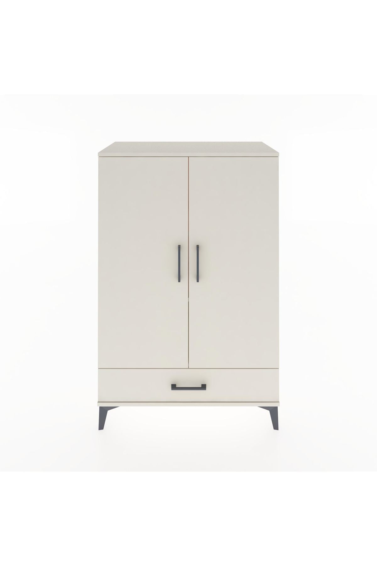 Hyperion Dolap 3 Raflı Tek Çekmeceli 2 Kapaklı 88x44x134 Aytaşı-Aytaşı