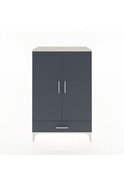 Hyperion Dolap 3 Raflı Tek Çekmeceli 2 Kapaklı 88x44x134 Aytaşı-Antrasit