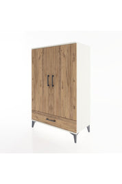 Hyperion Dolap 3 Raflı Tek Çekmeceli 2 Kapaklı 88x44x134 Aytaşı-Çam