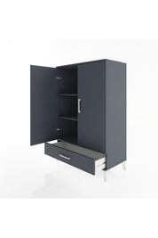 Hyperion Dolap 3 Raflı Tek Çekmeceli 2 Kapaklı 88x44x134 - S51M073V5B