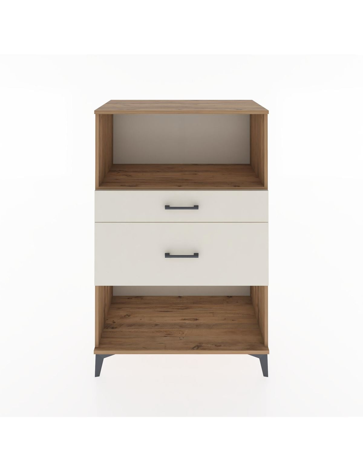 Hyperion Dolap Tek Raflı 2 Çekmeceli 88x44x134 - S51M036V7B
