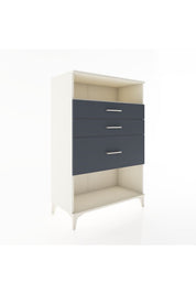 Hyperion Dolap Tek Raflı 3 Çekmeceli 88x44x134 - S51M037V2B