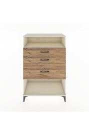 Hyperion Dolap Tek Raflı 3 Çekmeceli 88x44x134 - S51M037V3B